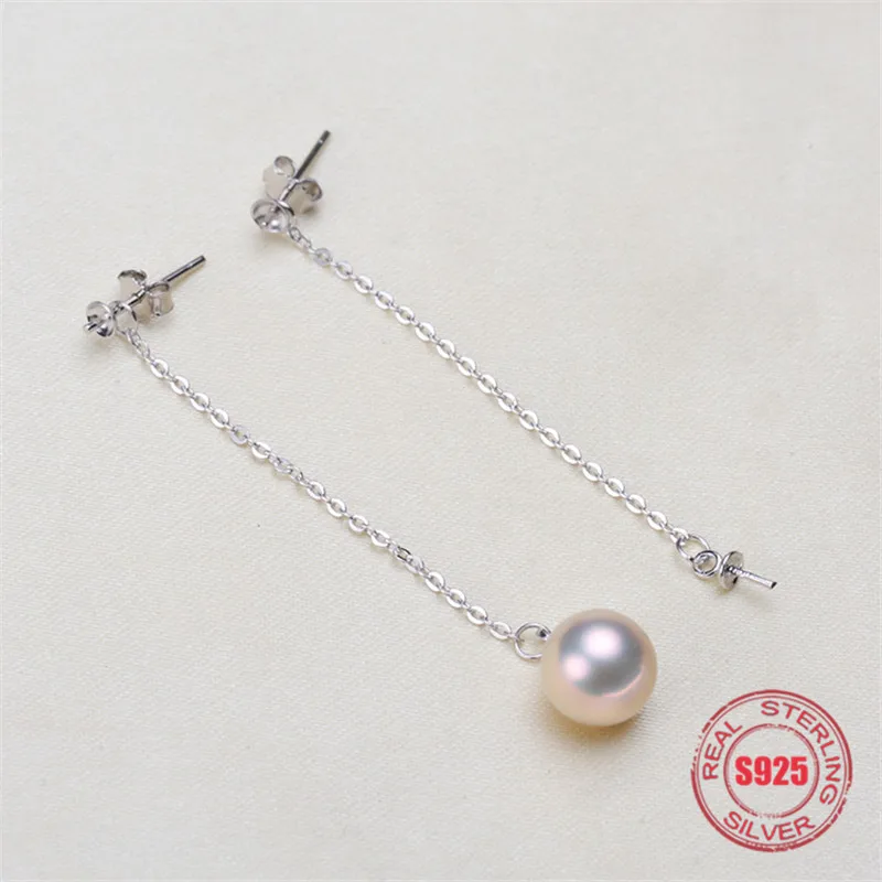 

Genuine S925 Sterling Silver Stud Earrings Dangle Earrings Hoop Earrings Blank Base Supplies for DIY Accessories Jewelry Making