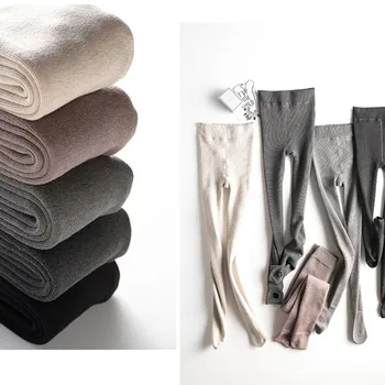 New Fashion Women's Warm Plus velvet Leggings Winter High Elasticity And Good Quality Thick Velvet Pants Warm Leggings pearl detail velvet leggings