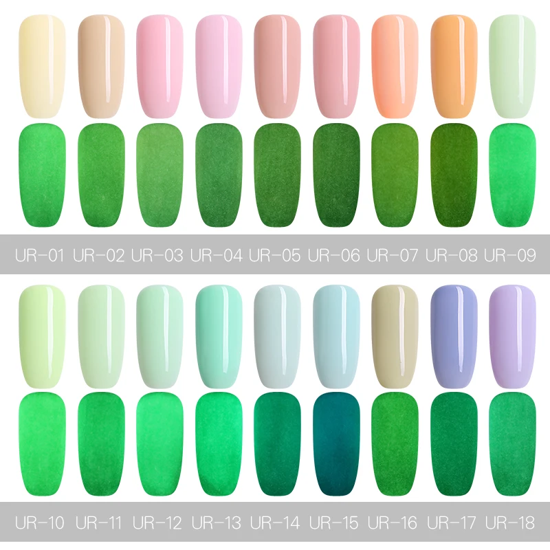 Azúcar UR 7,5 ml de Gel de esmalte de uñas resplandor en el oscuro verde remojo UV luminosa Gel manicura gel de uñas arte barniz Azúcar UR 7,5 ml de Gel de esmalte de uñas resplandor en el oscuro verde remojo UV luminosa Gel manicura gel de uñas arte barniz