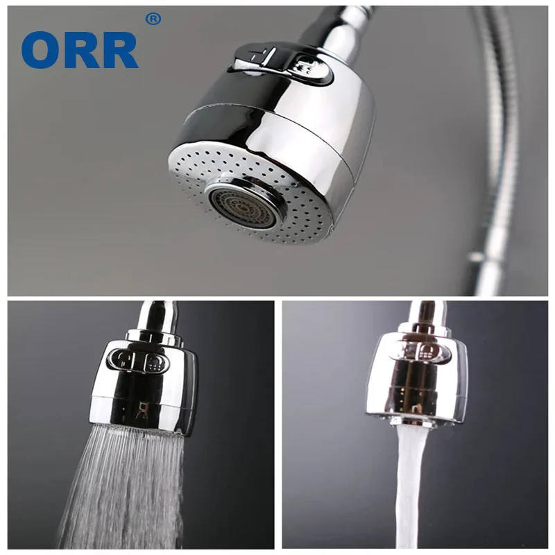 

360Bending Rotation Kitchen Faucet 2 Kinds of Water cookhouse Tap Ceramic Core toqueTorneira cozinha Grifo dela cocina ORR