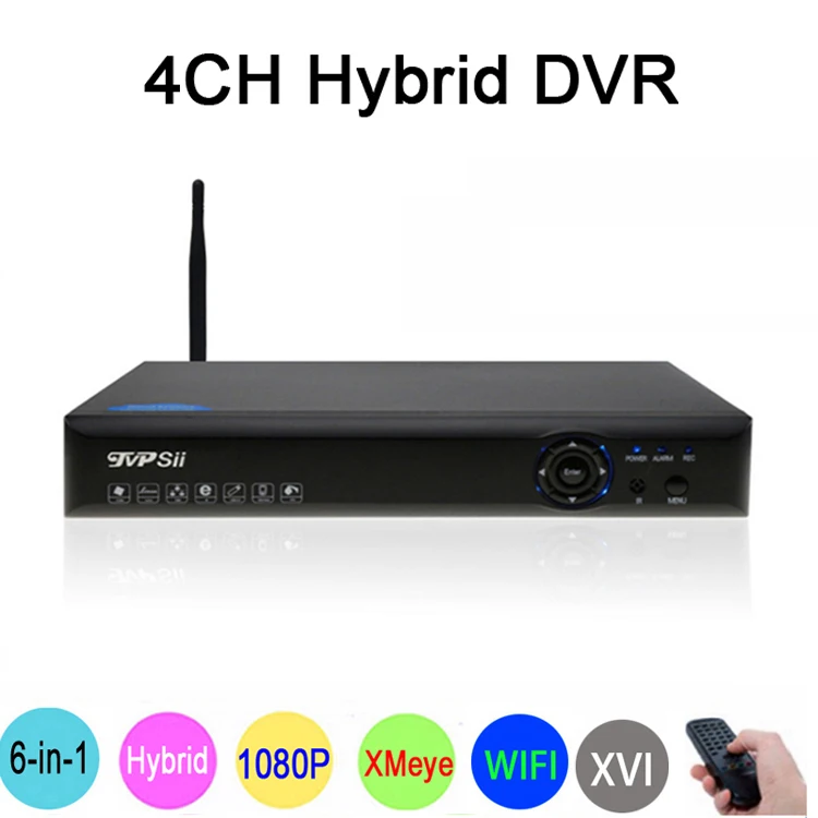 

1080P Surveillance Camera Hi3521A Blue-Ray 1080N 4CH 6 in 1 Wifi Hybrid Coaxial XVI NVR CVI TVi AHD CCTV DVR Free Shipping
