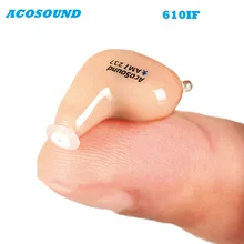AcoSound 610IF Digital CIC Hearing Aids Invisible Amplifiers Programmable Mini Aid Ear Care Tools