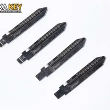 10 шт. Выгравированный линейный ключ для Chrysler 2 в 1 LiShi CY24 весы режа зубы Заготовка ключа замка зажигания автомобиля слесарный инструмент Поставки