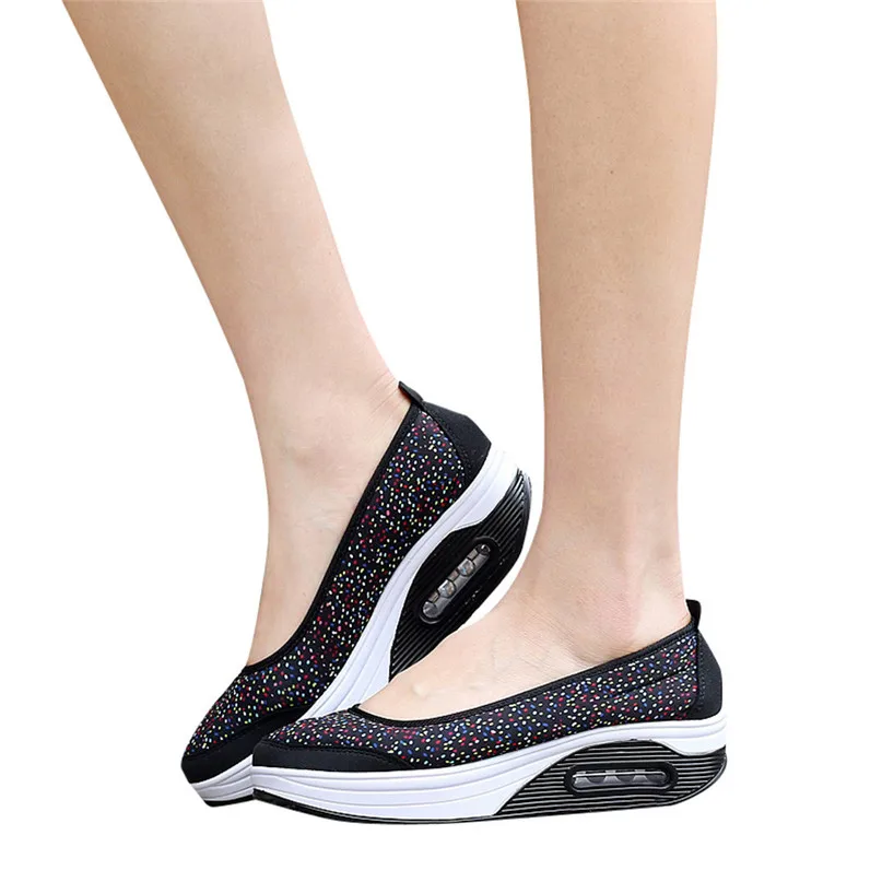 Women Outdoor Sneakers Mesh Casual running shoes Sports Shoes Thick-Soled Air Cushion Shoes Sneakers  #2S05 (9)