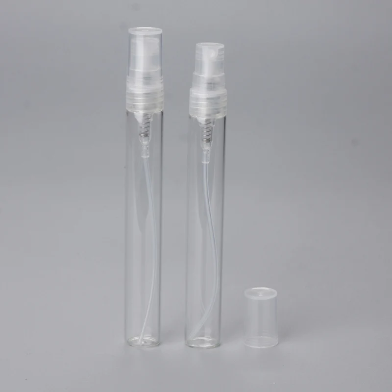 100 шт./лот 10 мл образец спрей бутылка для подарка Портативный Стеклянный парфюмерный флакон с распылителем контейнер для женщин парфюмерная бутылочка насосная для путешествий - Цвет: 10ml