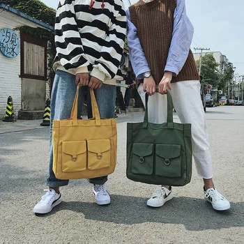 

Fashion Women Basic Canvas Bags Messenger Bags 2019 New Arrival Female Students Soft Zipper Handbags Shoulder Bags