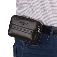 Новинка, лидер продаж, натуральная кожа, Мужская поясная сумка, тренд, высокое качество, поясная сумка, сотовый телефон, сумки, кошелек, мужская сумка