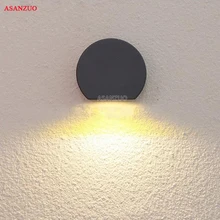 Small Light 3W LED Wall Lamp Sconce Waterproof Porch Light Modern LED Wall Light Balcony Fence Villas Community Walls lighting