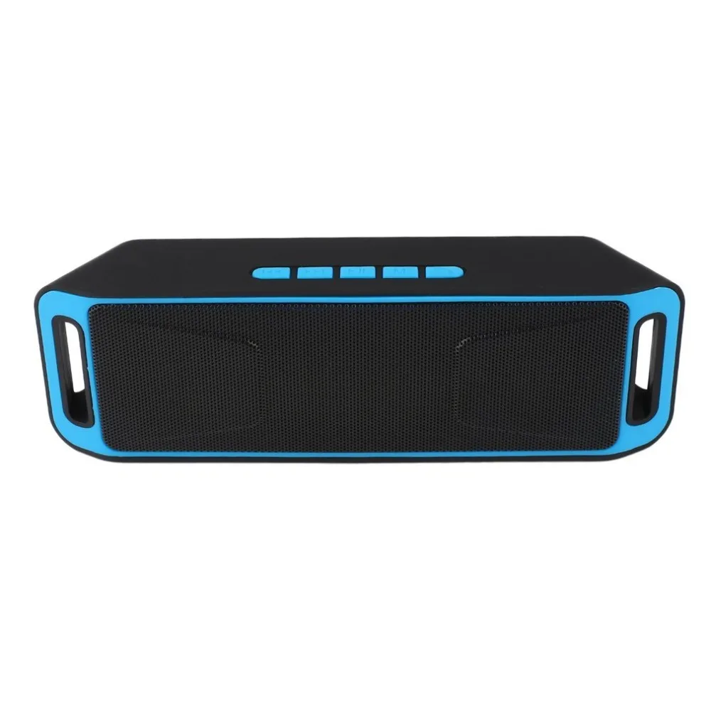 online SC208 Subwoofer Estéreo Portátil Sem Fio Bluetooth Speaker Alto falantes USB Coluna Altifalante suporte AUX TF Rádio FM Com Microfone