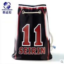 Kuroko No Basket Топ аниме японский повседневный рюкзак мешок со стягивающим шнуром с рисунком из мультфильмов 11 логотип школьный рюкзак рюкзаки