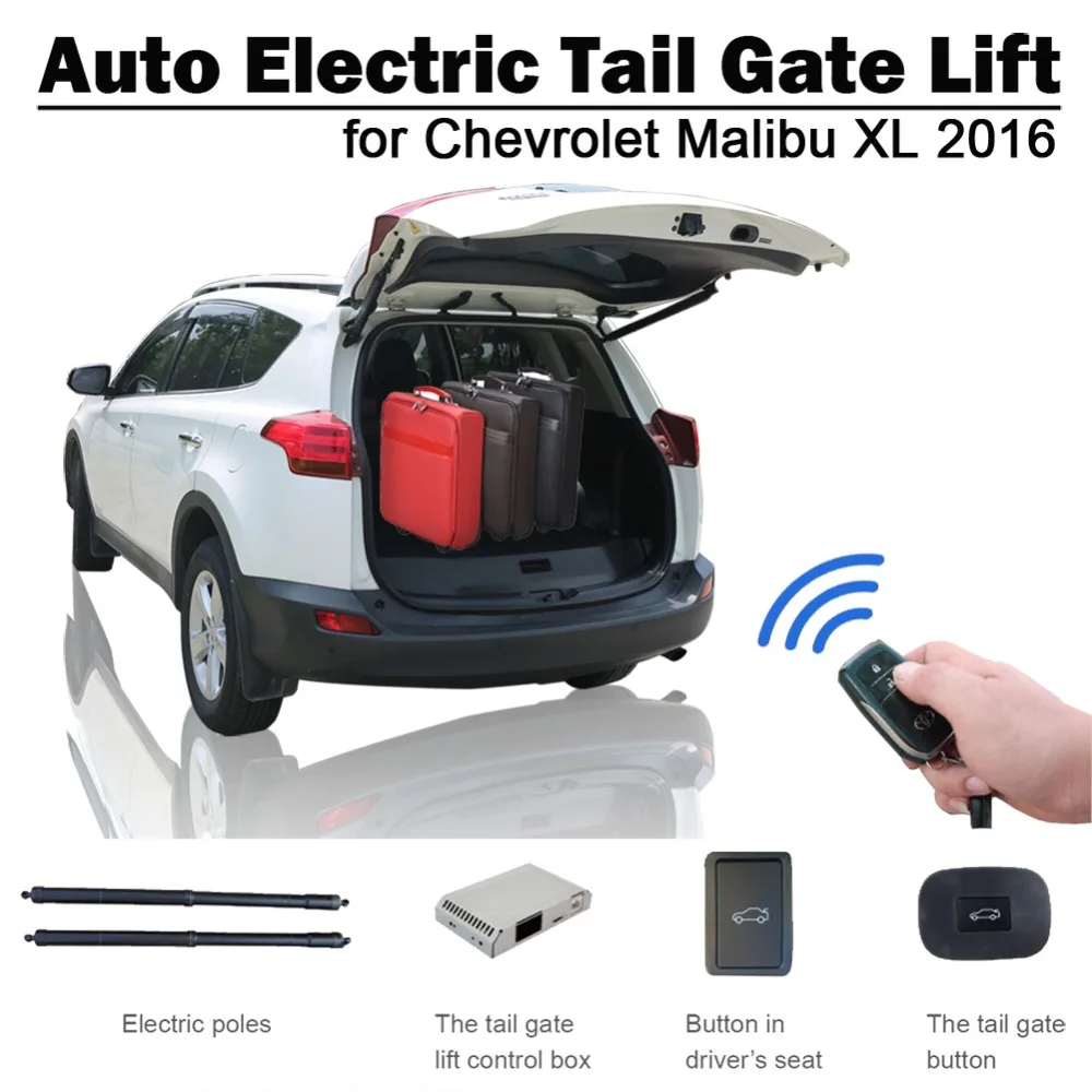 

Smart Auto Electric Tail Gate Lift for Chevrolet Malibu XL 2016 Remote Control Drive Seat Button Control Set Height Avoid Pinch