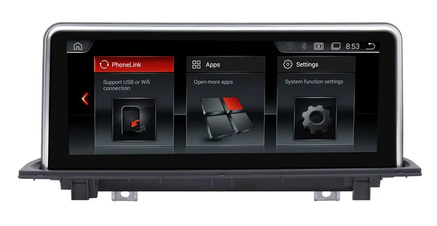 Excellent Android 9.0 Car Multimedia Player for BMW X1 F48 2018 Auto GPS Navigation Original EVO ID6 System 2