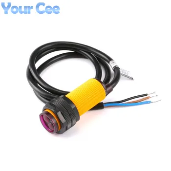 

Smart Car Robot E18-D80NK Infrared Obstacle Avoidance Photoelectric Sensor Proximity Switch 3-80cm Detection Range Adjustable