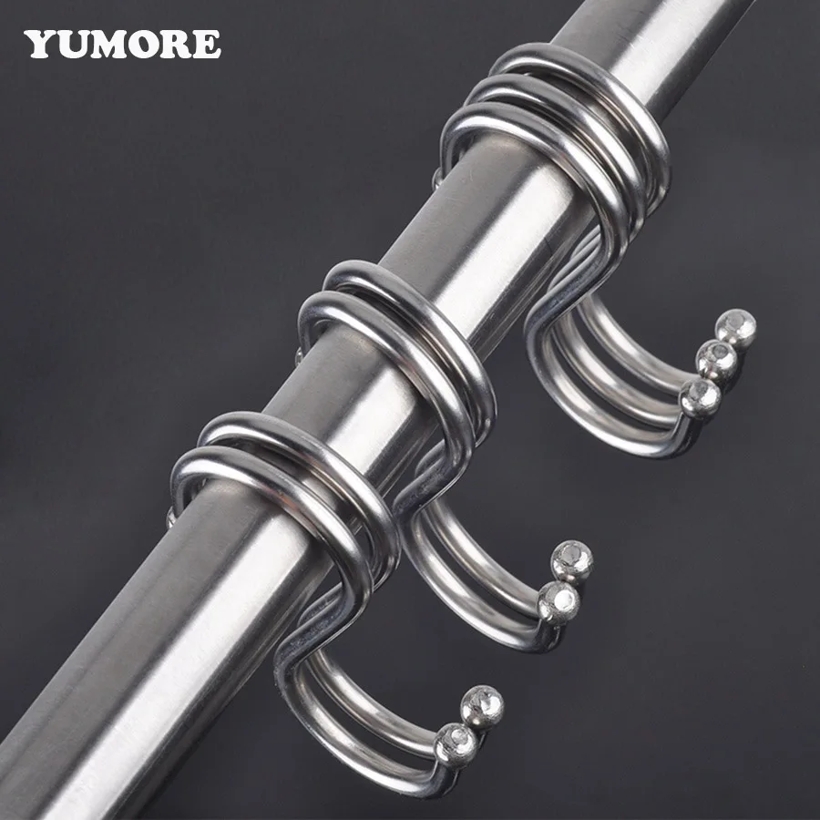 4PCS Stainless Steel S Hooks Kitchen Pot Pan Hanging Hanger Rack Rail Clothes Storage Holder