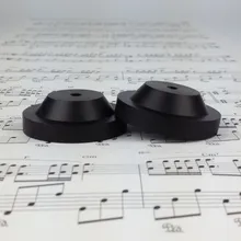 8 шт. Ebony деревянный hifi усилитель изоляции динамик сабвуфер Шипы Pad База ног колодки