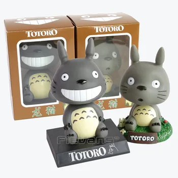 

Cute Cartoon My Neighbor Totoro Bobble Head PVC Action Figure Collectible Model Toy 2 Styles 12cm