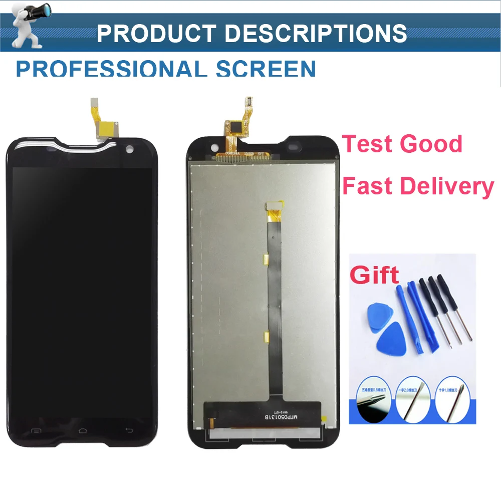 imágenes para 1 unids Negro Para Blackview BV 5000 Pantalla LCD y Montaje de la Pantalla Táctil + herramientas imágenes para 1 unids Negro Para Blackview BV 5000 Pantalla LCD y Montaje de la Pantalla Táctil + herramientas