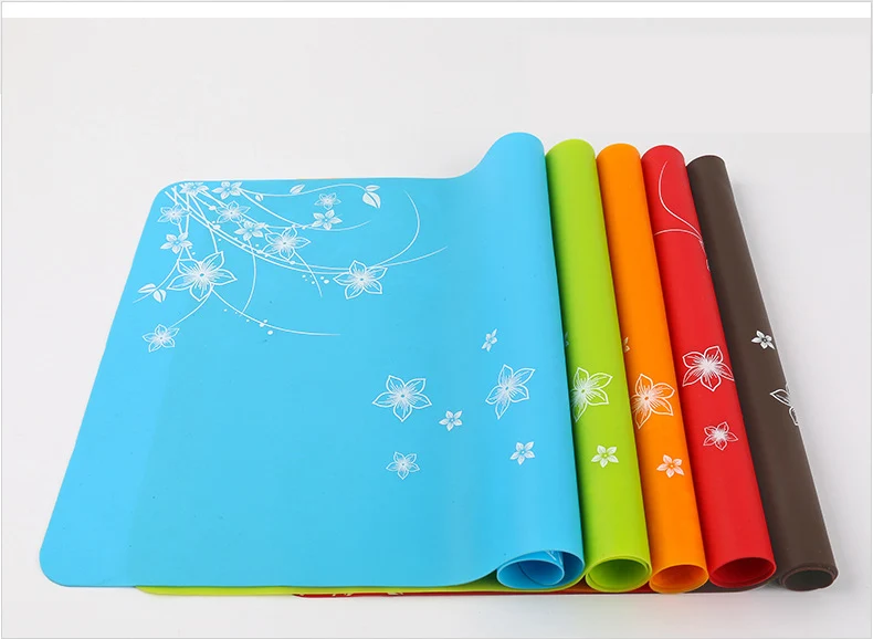 40x30 mantel de silicona de impresión para mesa de niños posavasos de aislamiento almohadilla de ordenador portátil de alta temperatura y fácil para limpiar