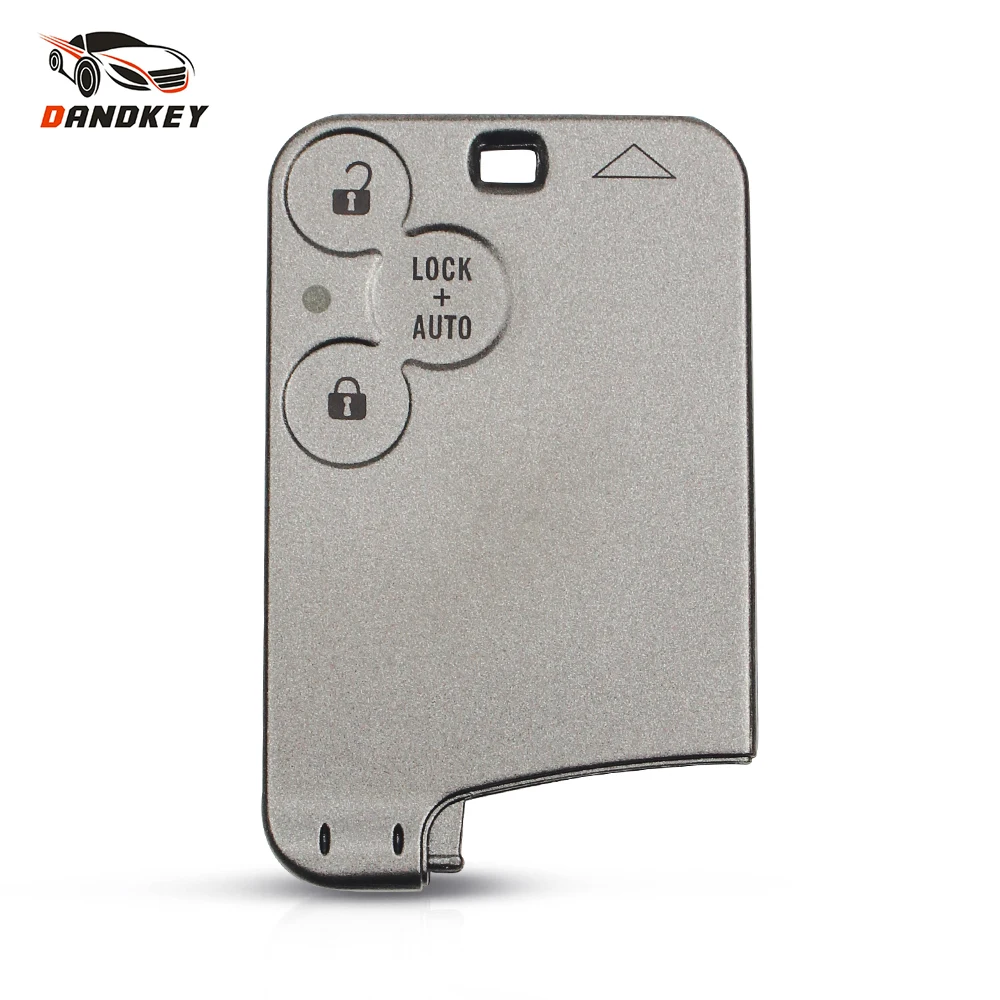 

Dandkey Replacement 3 Buttons Car Remote Key Case Shell Fob Cover No Blade Smart Key Card For Renault Laguna Espace Megane Clio