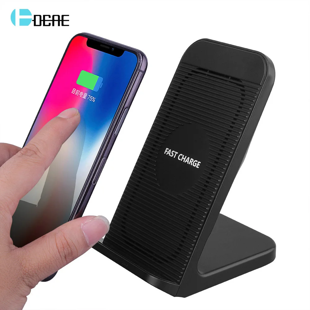 

DCAE 10W Qi Wireless Charger For iPhone XS MAX XR X 8 Fast Wireless Charging Dock Station For Samsung S9 S8 Plus Xiaomi Huawei