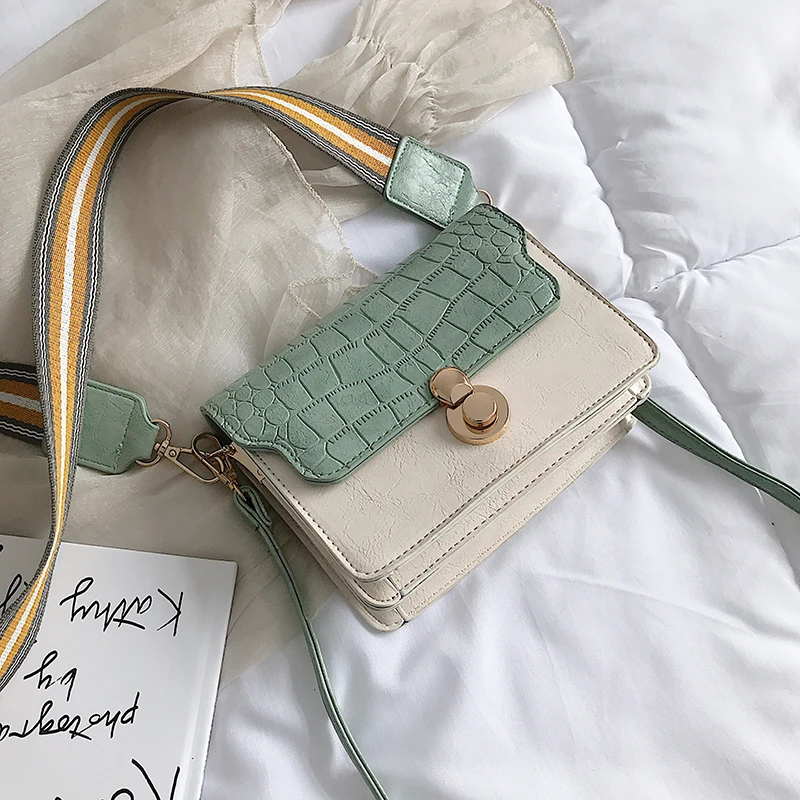 

Stone Pattern PU Leather Mini Crossbody Bags For Women 2019 New Summer Travel Cross Body Messenger Bags Lady Shoulder Handbags