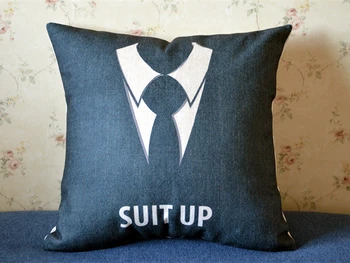 

New Zippered Pillow Cushion 17x17 Inch For How I Met Your Mother Barney Suit Up