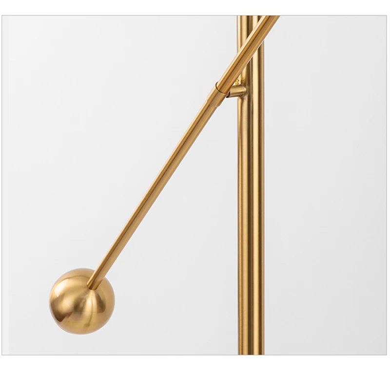Пост современный новый стиль торшер баланс моделирование Отрегулируйте фойе исследование настольная лампа золотистые железные art body glass