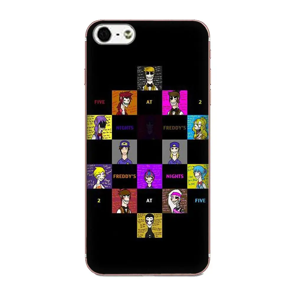 Для Xiaomi Mi3 Mi4 Mi4C Mi4i Mi5 Mi 5S 5X 6 6X A1 Max Mix 2 Note 3 4 TPU шаблон телефон пять ночей с Фредди