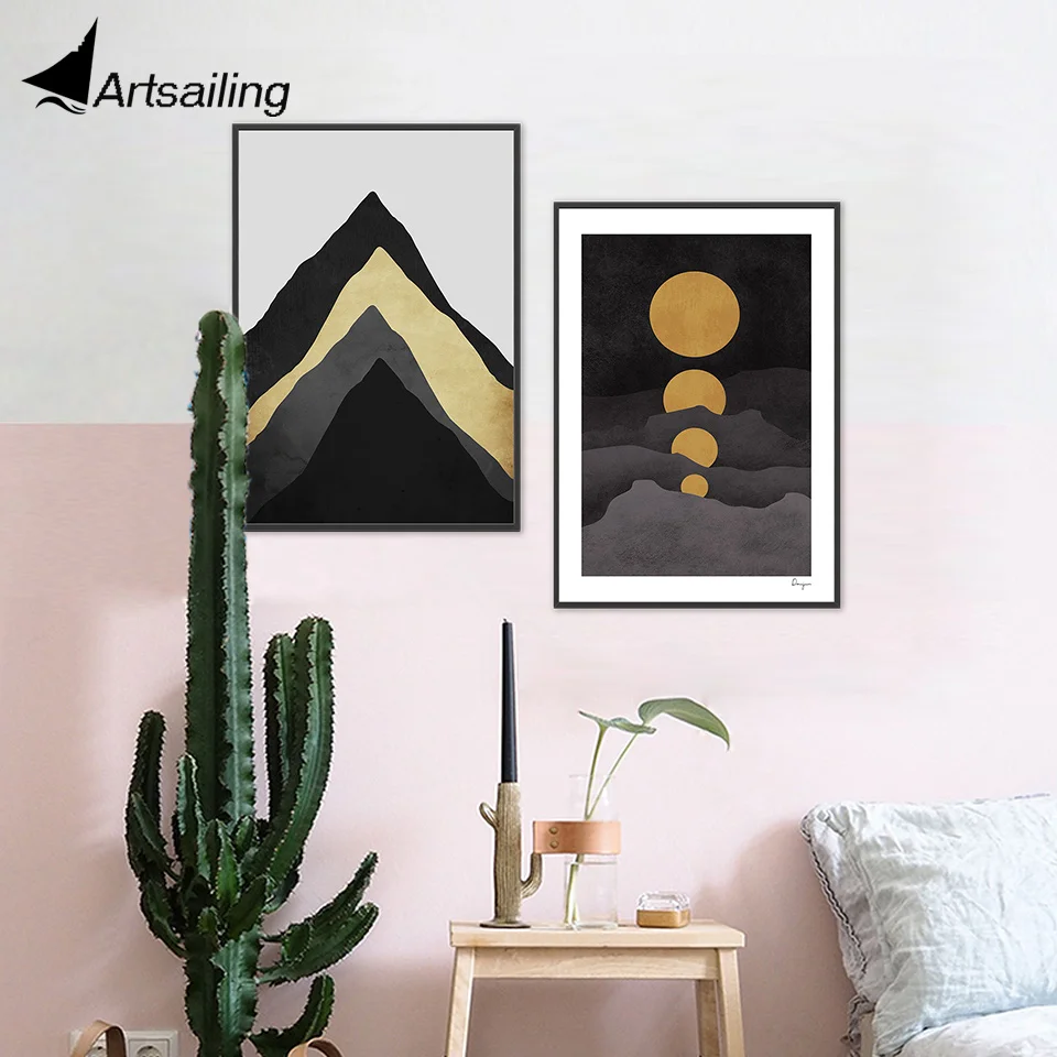 Настенная абстрактная картина artsail в скандинавском стиле художественная