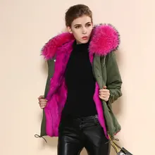 Модный онлайн бутик оптом или Прямая поставка Роскошная армейская парка пальто для женщин