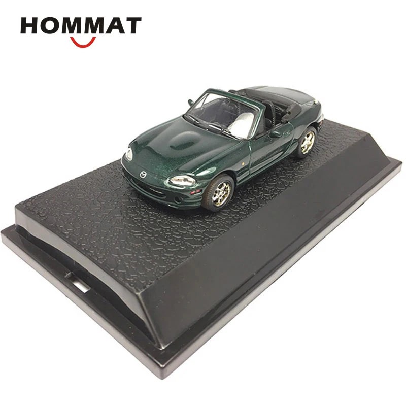 HOMMAT 1:43 Mazda MX-5, конвертируемая спортивная модель автомобиля, литая модель игрушечного автомобиля, Коллекционная модель автомобиля, Подарочные игрушки для мальчика