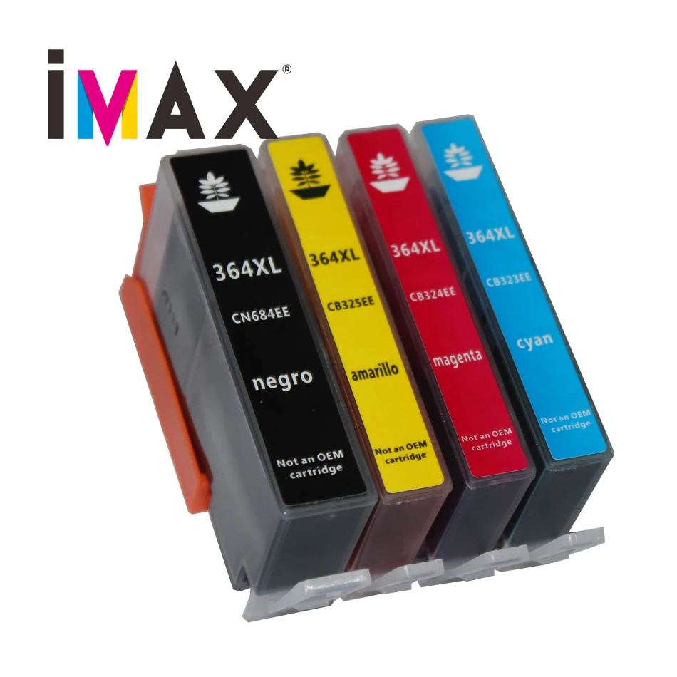 Imax первоначально тело black364 tri-color картридж 364xl для hp принтеры фото smart
