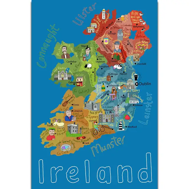 s1834 kids education world map of europe geography school wall art painting print on silk canvas