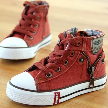 

Children Casual Shoes Children's Shoes Mother & Kids boys girls canvas sport shoes cheap high casual shoes can customized 2016