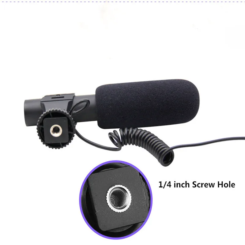 MIC-05 3,5 мм аудио Vlog камера Запись микрофон гиперкардиоид для камеры видео смартфон камера-регистратор с микрофоном штатив+ зажим