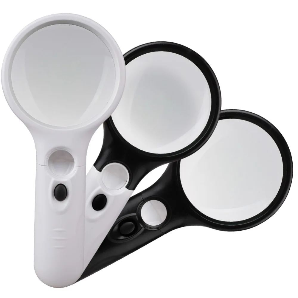 High-Definition Handheld Magnifying Glass Magnifying Glass Square High-Definition 10 Times Handheld Magnifying Glass Reading Elderly with Children Aged Magnifying Glass