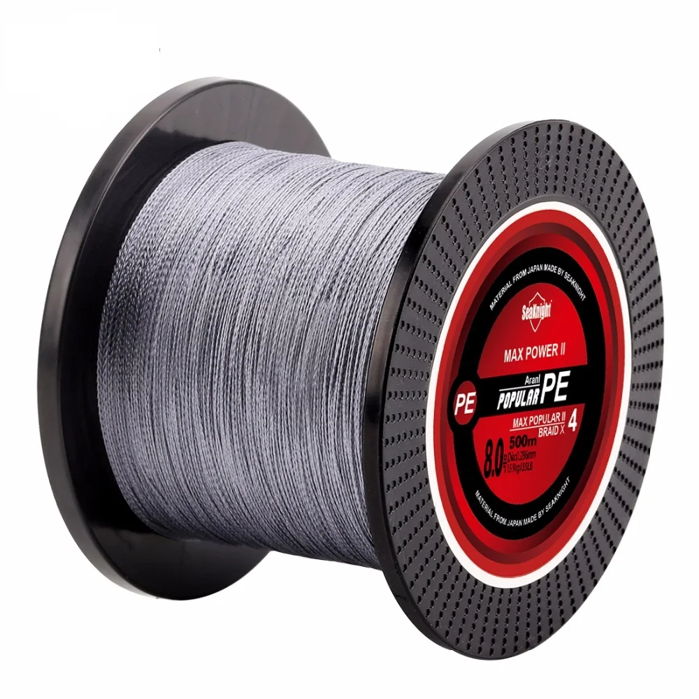 SeaKnight Brand Braided Line TP 500M 4 Strands Braided Fishing Line Smooth Multifilament PE 8-60LB Saltwater/Freshwater Sea LINE 2