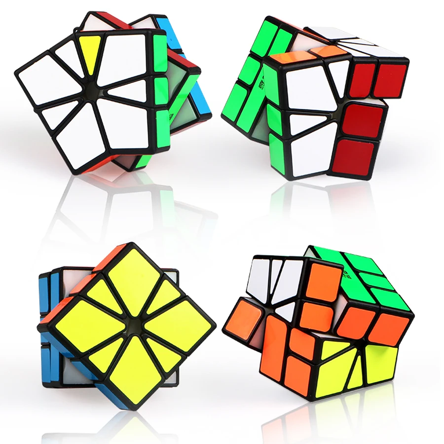 Кв-1 cube Stickerless головоломки конкурс Кубики Игрушки для детей Cubo странные Форма Magic Cube