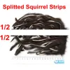 Bimoo Half 1/2 2mm~3mm Zonker strips for Fly Tying Pine Squirrel Micro Zonker Soft 2mm Strips Natural Color ► Photo 2/6