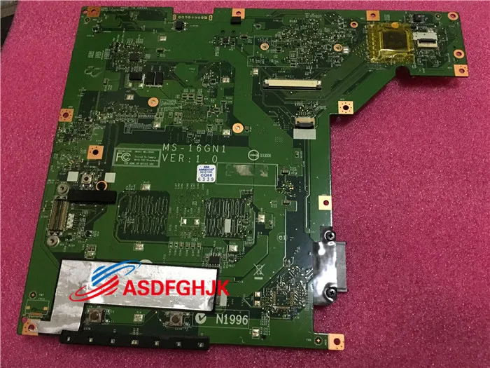 Popular  MS-16GN1 VER:1.0 Laptop Motherboard For MSI CR650 A6500 E6313 E6315 Mainboard 100% TESED OK