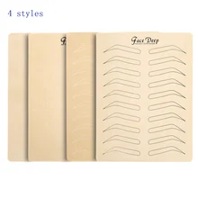 10 шт. микроблейдинг тату для бровей для практики кожи бровей косметический постоянный макияж для бровей для кожи татуировки не нужны чернила