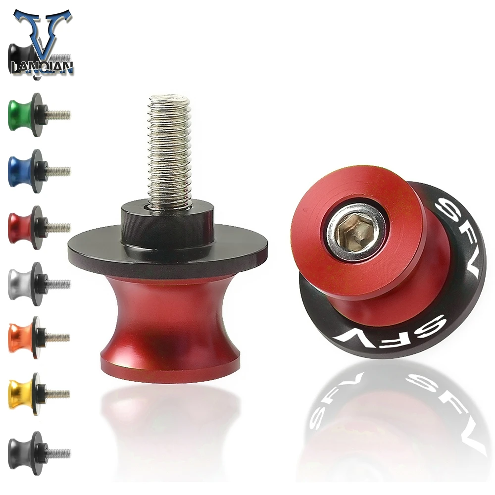 

Motorcycle 8MM Swing Slider Spools Stand Screw Swingarm Slider Arm Drop For SUZUKI SFV Gladius 2009 2010 2011 2012 2013 2014