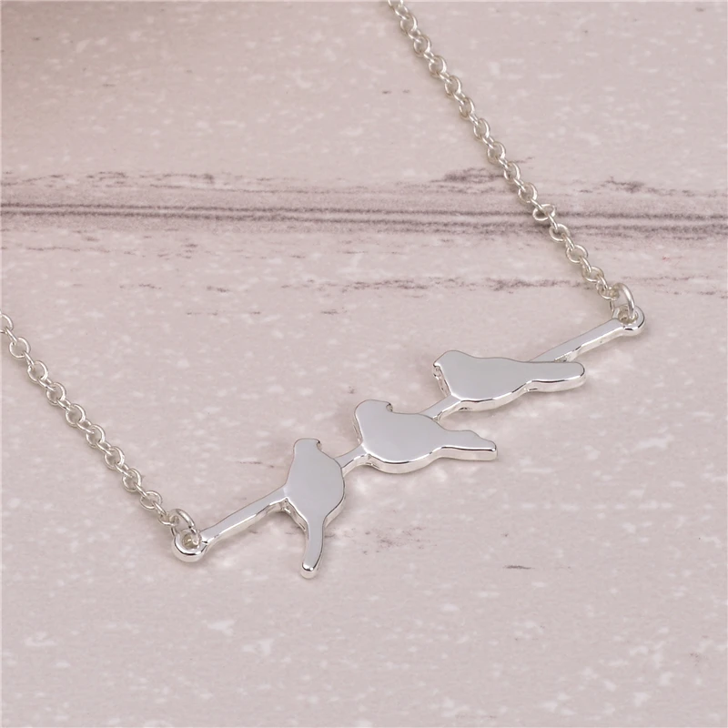 Three Birds Necklace Online, 55% OFF 