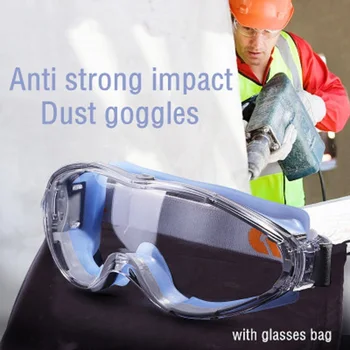 

Anti-fog Industrial Work Cycling Goggles PC Lens Impact Splash Particles-proof Dust Painting