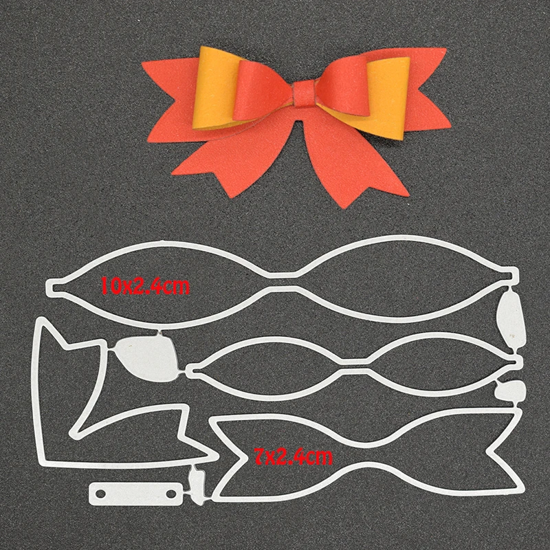 

Bowknot Metal Cutting Dies Scrapbooking Gift Box Valentine's Day Anniversary Paper Card Embossing Craft Dies