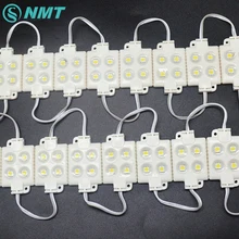 20 шт./лот Светодиодный модуль SMD 5050 4 Светодиодный DC12V водонепроницаемый рекламный дизайн светодиодный модуль супер яркий теплый белый БУКВЕННОЕ освещение