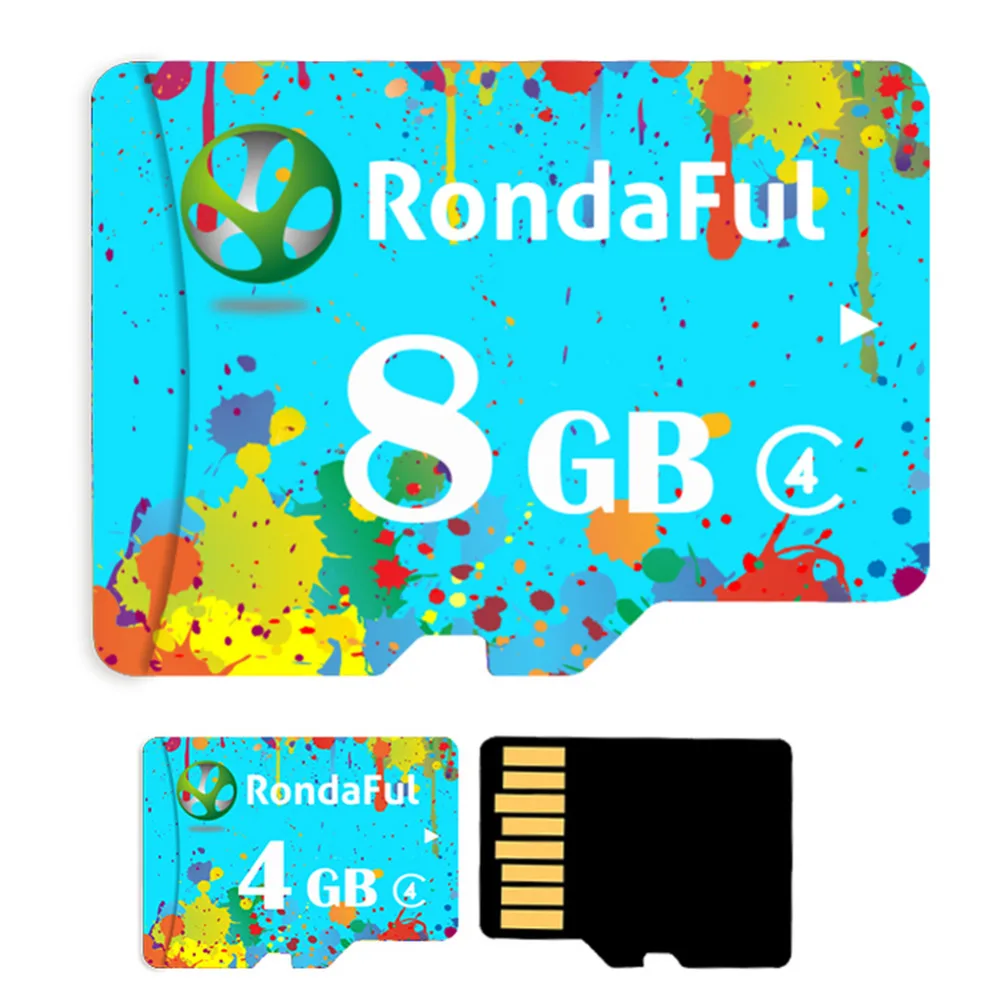 Дешевый Rondaful 8 Гб micro sd карты класса 4 4 карты памяти UHS 1 флэш карты памяти Microsd для смартфонов PC высокое Скорость