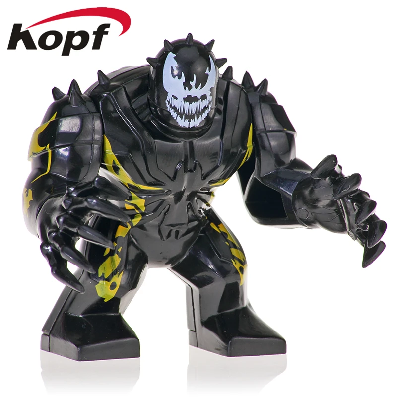 

PG2062 Single Sale Super Heroes 7 Cm Big Figures Thanos Wolverine Venom Collection Groot Aleskse Building Blocks For Kids Toys