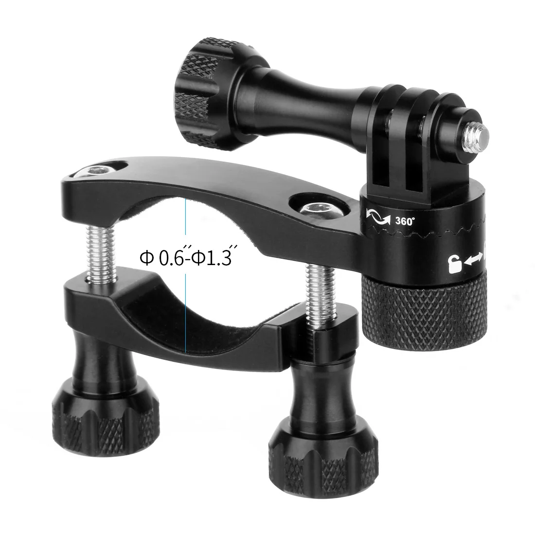Bicycle Mount Camera Handlebar Clip Holder Bracket for Go pro Hero 7 6 5 4 SJCAM Yi 4K Eken for Go pro Action Camera Accessories
