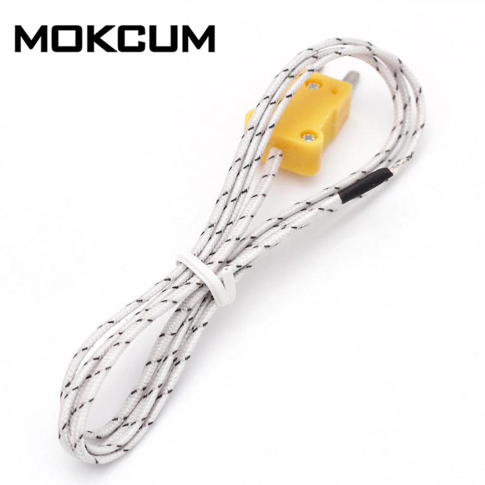 

K Type Thermocouple Probe Temperature Sensor 1Meter 1M 12.5mm for Digital Thermometer -20~500 Celsius